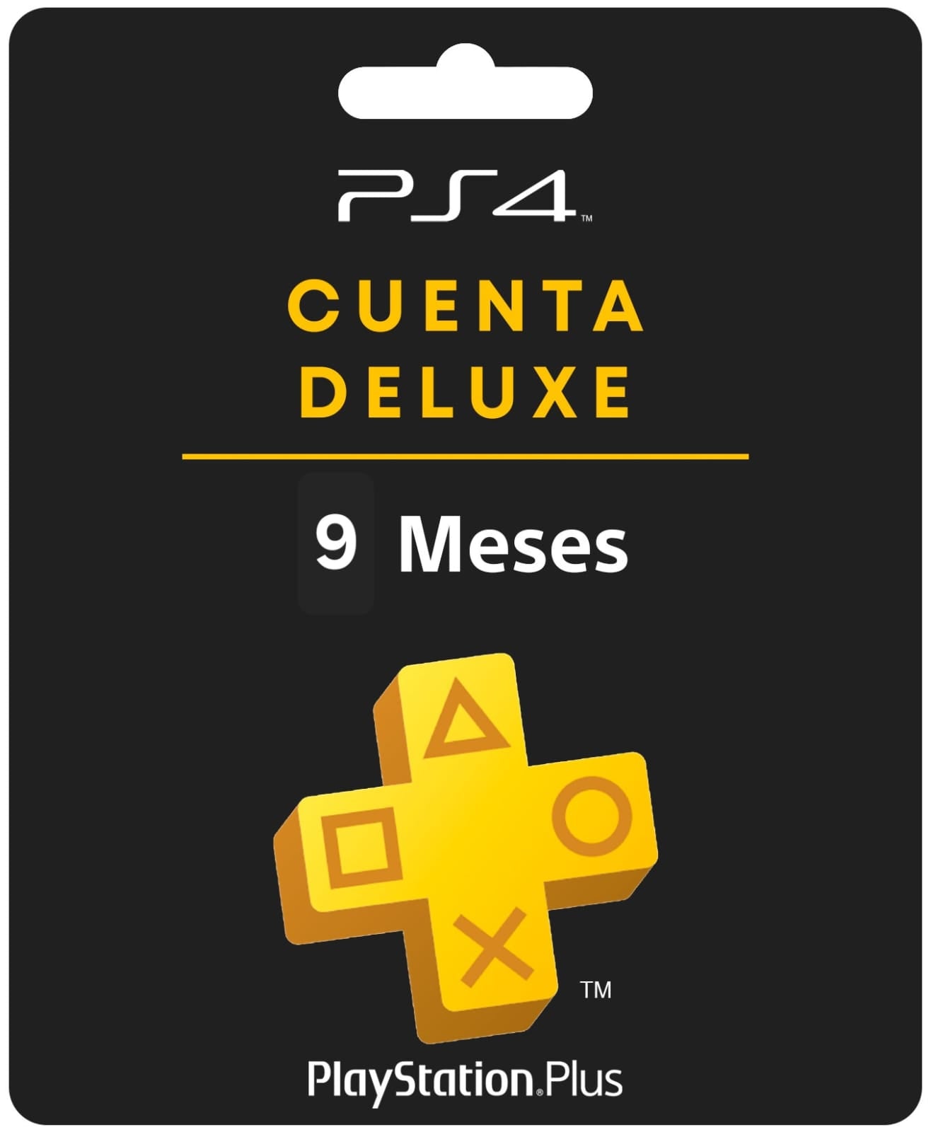 PSN Plus Deluxe 9 Meses PS4