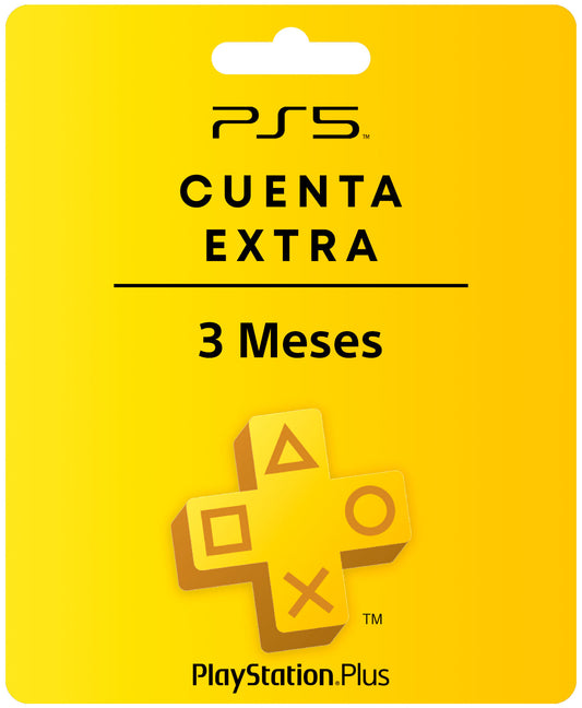 PSN Plus Extra 3 Meses PS5