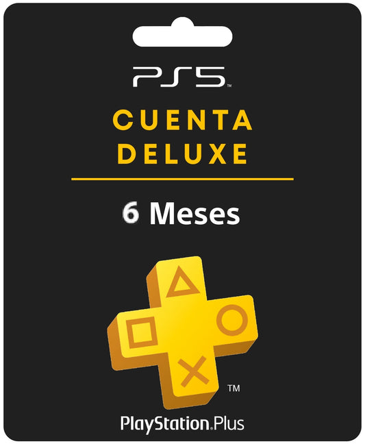 PSN Plus Deluxe 6 Meses PS5
